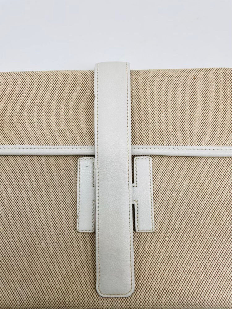 Hermes Jige Cloth Clutch