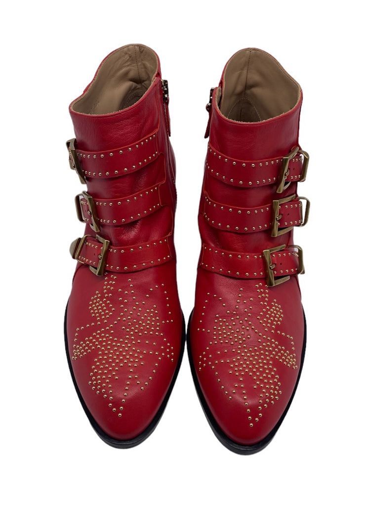 CHLOE SUSANNA Ankle Studded Boot | SZ 40