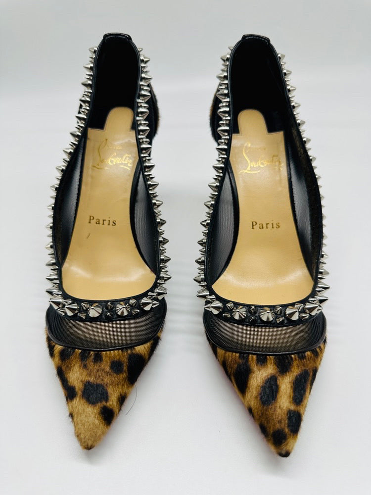 Christian louboutin leopard heels online