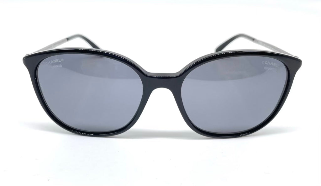 CHANEL Black w/ Gems Sunglasses 5291