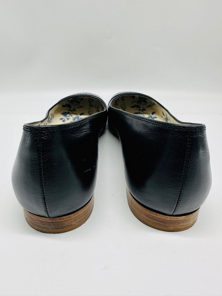 GUCCI Hills Ballet Interlocking Black Leather | SZ 40