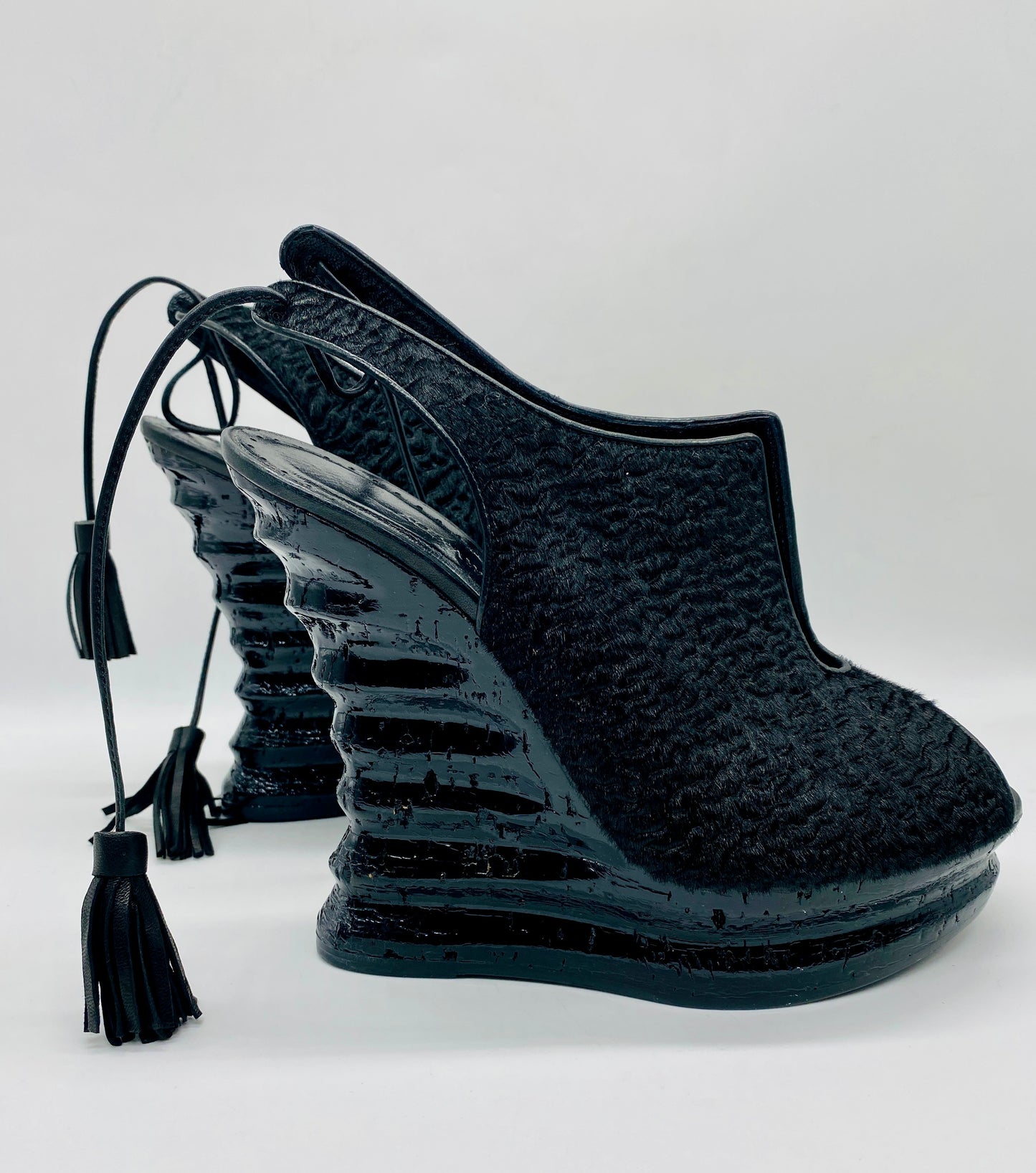 ALEXANDER WANG Black Wedged Shoes
