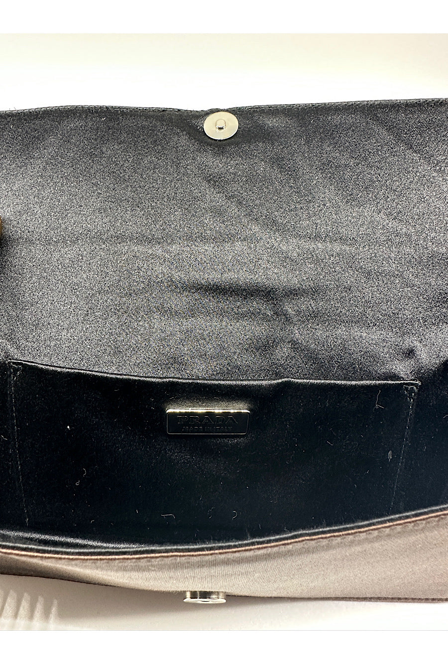 PRADA Brown Wallet Clutch Hanadbag