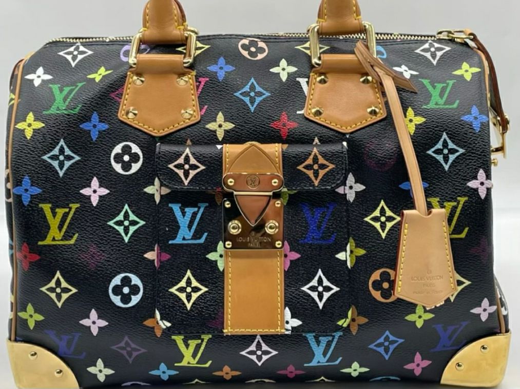 LOUIS VUITTON Speedy 30 Takashi Murakami Handbag