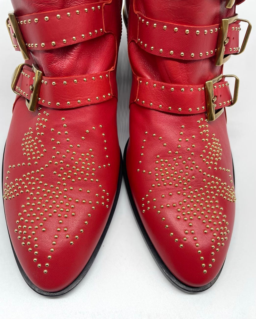 CHLOE SUSANNA Ankle Studded Boot | SZ 40