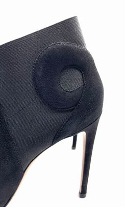 ALAIA Suede Black Booties