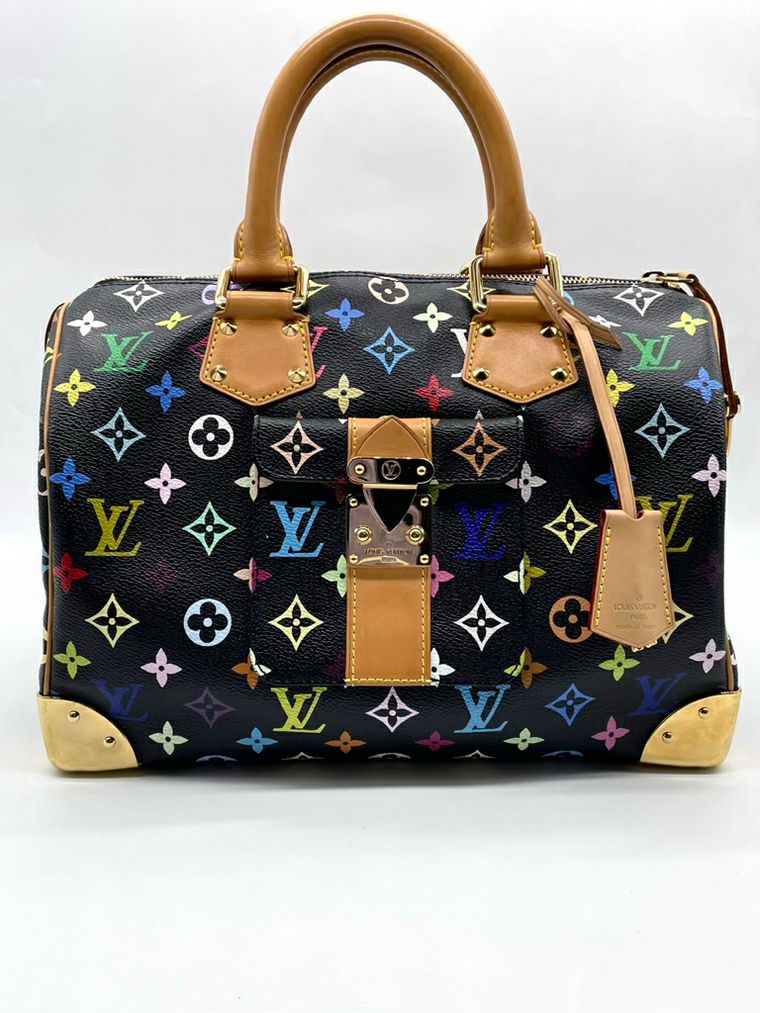 Sac Louis Vuitton Speedy 30 en toile monogram multicolore