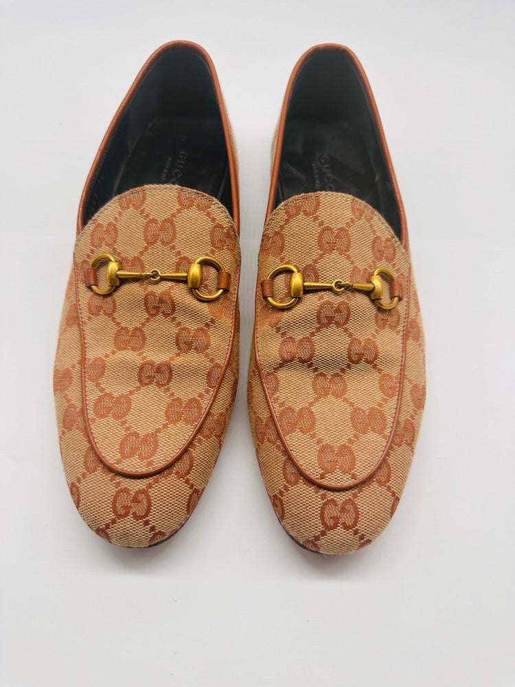 Gucci best sale loafers canvas