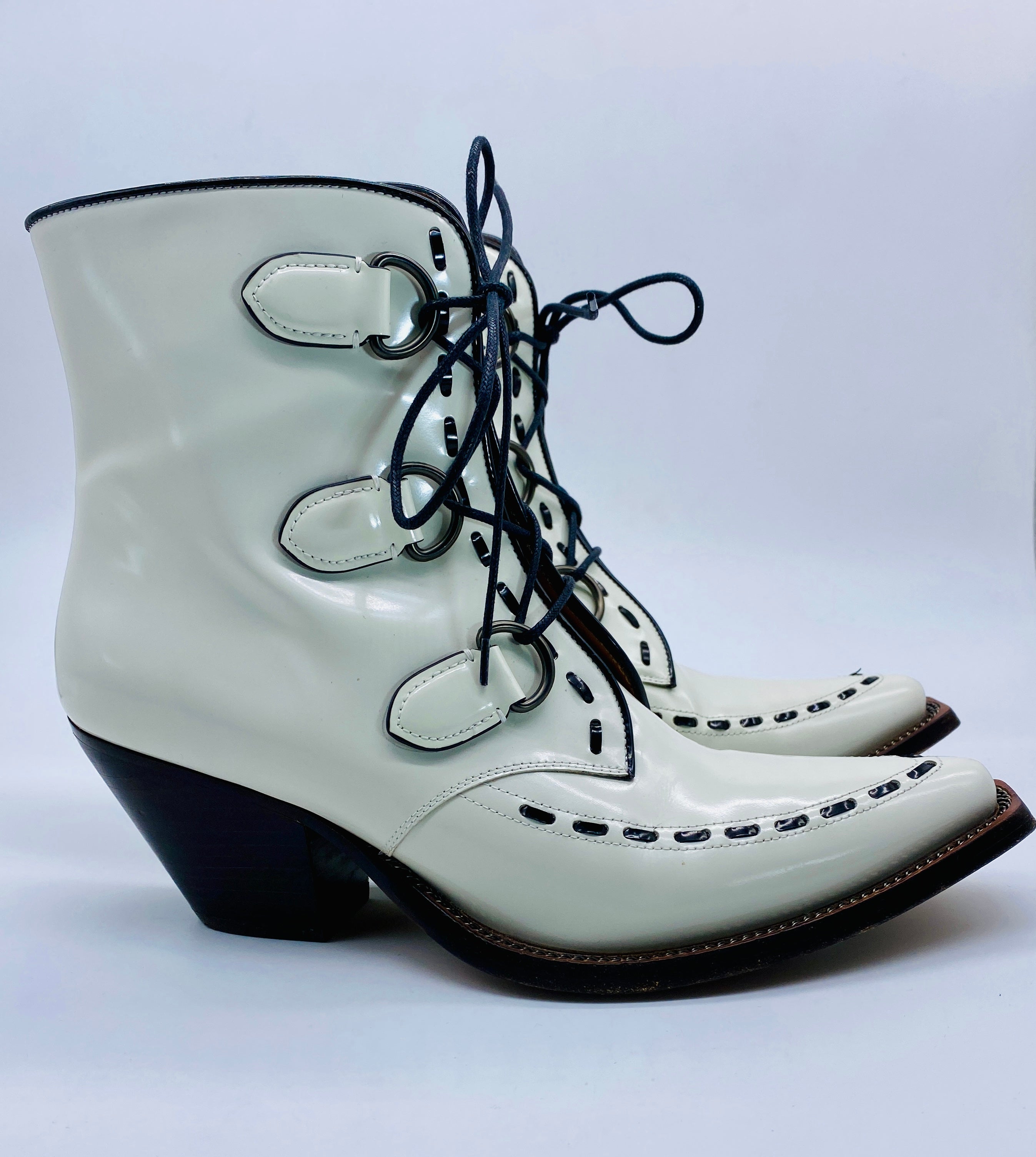 Coach shop white booties