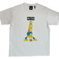 KITH White Short Sleeve Stack Simpsons T Shirt