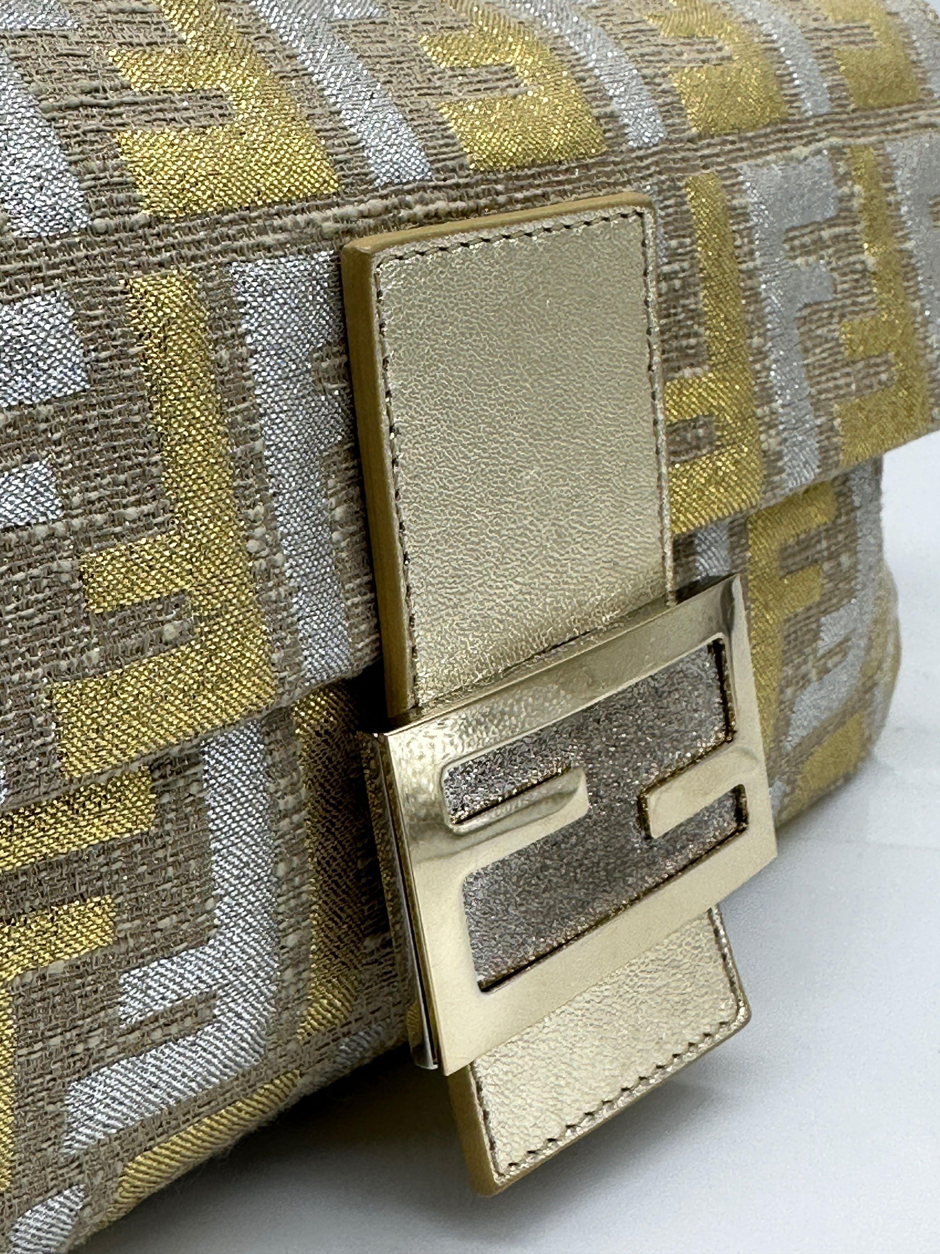 FENDI NWT $435 FF0342/S B1ZHO SILVER/GREY/BEIGE YELLOW CAT