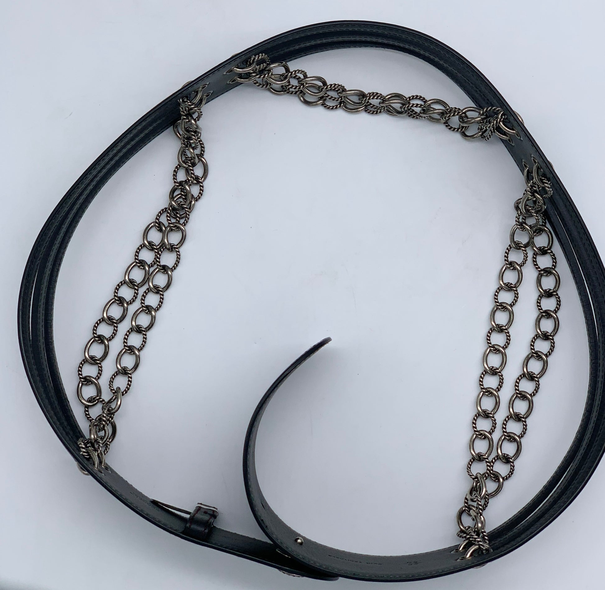 Chanel Brown bejewelled cat belt Leather ref.1038284 - Joli Closet