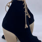 DIOR Black Brooklyn Ankle Lace Bootie | Size 37 1/2