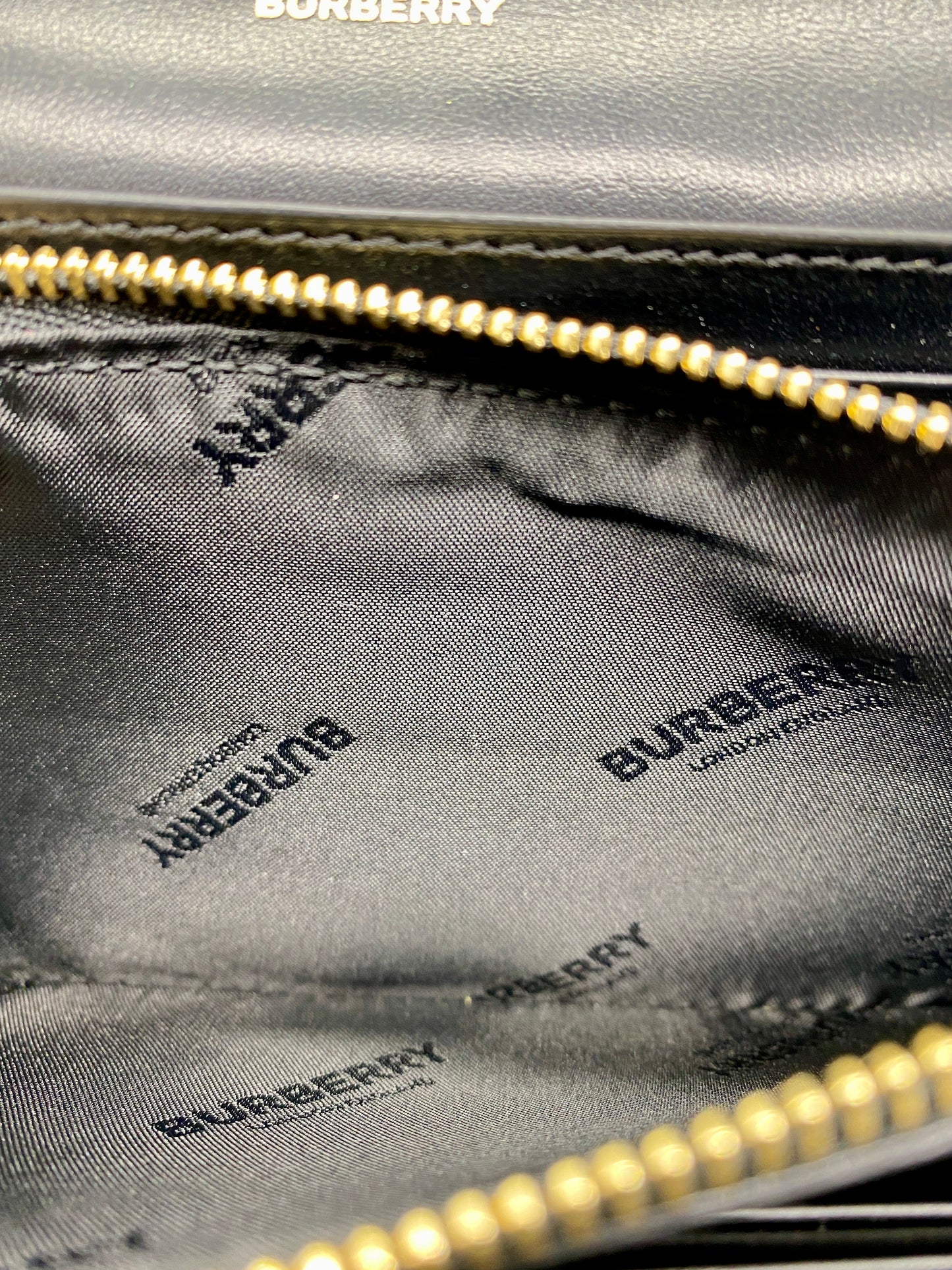 BURBERRY Wallet W/ Leather Crossbody Strap