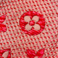 LOUIS VUTTON Pink Cashmere Logo Scarf