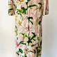 DOLCE GABBANA Light Pink White Lily Print Dress | Size 46